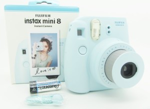 Fujifilm-Instax-Mini-8-Instant-Film-Photo-Polaroid-Camera-Yellow-Blue-White-Black-Pink-Purple-Free