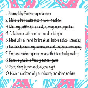 completed jan bucket list